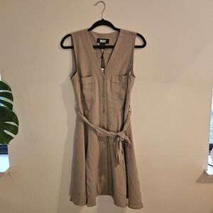 DKNY Khaki Mini Dress